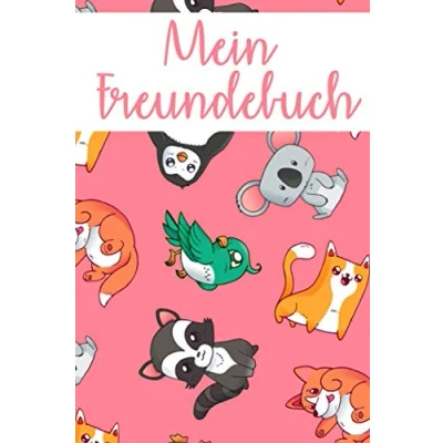 Abbildung von Mein Freundebuch: Freundebuch für Mädchen Grundschule / Freundschaftsbuch Kindergarten DIN A5 30+ Freunde