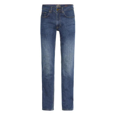 Abbildung von Oklahoma Jeans Slim Fit, Herren, Größe: 42x32, Mid stone