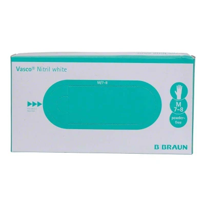 Abbildung von Vasco Nitril Weiß Gr. M 150 Handschuhe