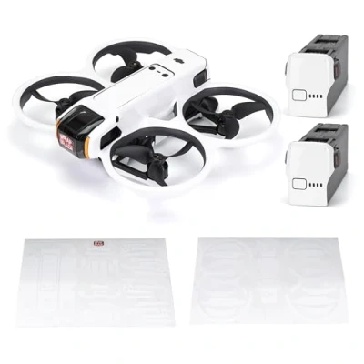 Abbildung von WRAPGRADE Skin Aufkleber Kompatibel mit DJI Avata 2 (Racing White)