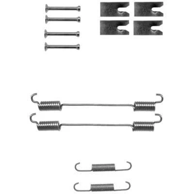 Abbildung von HELLA 8DZ 355 200 831 Zubehörsatz, Bremsbacken FIAT: Doblo I Kombi, II Kasten / Pritsche/Fahrgestell