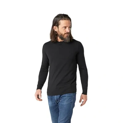 Abbildung von Smartwool Sparwood CREW Strickpullover, Herren, Größe: Large, Black