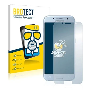 Abbildung von BROTECT Entspiegelungs Schutzglas für Samsung Galaxy A5 2017 Schutz Folie Panzerfolie Glas Matt [Extrem Kratzfest 9H, Anti Reflex, Fingerprint]