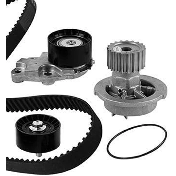 Abbildung von Wasserpumpe + Zahnriemensatz METELLI 30 0696 1