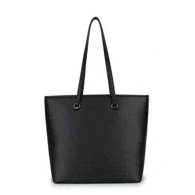 Abbildung von Carlheim Women&#039;s Totebags ELLA PREMIUM Genuine Leather, Black