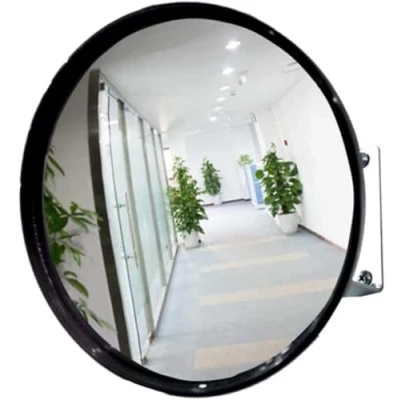 Abbildung von Verkehrsspiegel Weitwinkel Sicherheit Convex Familie Auffahrt Garage Krankenhaus Parkplatz Verkehrssicherheit Single Dot Spiegel, Innen und Außen,16cm