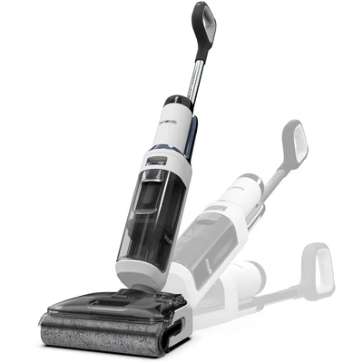 Abbildung von Tineco Nass Trocken Sauger Floor One S5 Stretch Extreme, 180 Neigung, Selbstreinigung, 220 W, beutellos, 40 Min Akku, automatische Anpassung der Saugleistung, Tierhaarfilter
