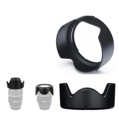 Abbildung von EW73D Reversible Gegenlichtblende, for Canon RF 24 105 mm F/4 7.1 is STM Objektiv auf EOS R RP R3 R5 R6 II R7 R8 R10 Kamera