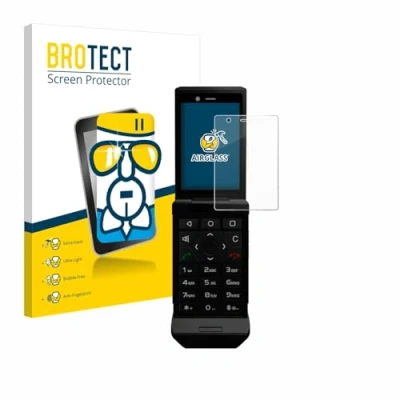 Abbildung von BROTECT Schutzglas für Caterpillar Cat S22 Flip Schutzfolie Panzer Folie Glas [Extrem Kratzfest 9H, Anti Fingerprint, Ultra Transparent]