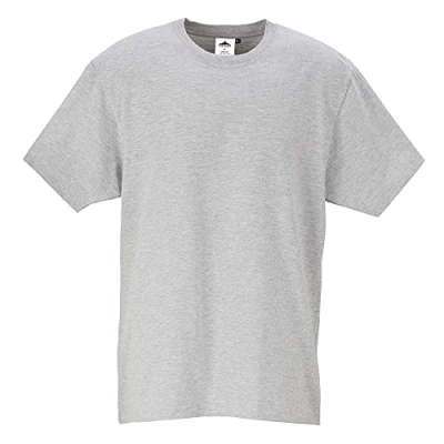 Abbildung von Portwest Premium T Shirt Turin, Größe: L, Farbe: Heather Grau, B195HGRL