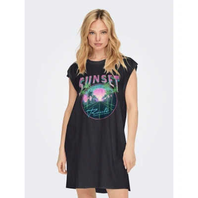 Abbildung von ONLY Shirtkleid &quot;ONLLUCY S/L PALMS DRESS BOX JRS&quot;
