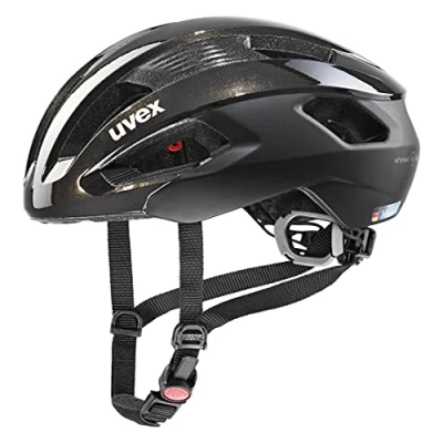 Abbildung von uvex rise cc Women&#039;s Edition sicherer Performance Helm für Damen individuelle Größenanpassung optimierte Belüftung black goldflakes matt 56 59 cm
