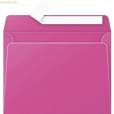 Abbildung von Clairefontaine 55652C Karton mit 200 Umschläge Pollen, selbstklebend 16,2x22,9 cm 120g lose, Fuchsia