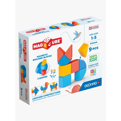 Abbildung von Geomag Magicube Baukasten Tiere 9 Teile