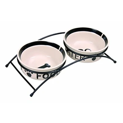 Abbildung von Trixie Napf Set Eat On Feet Fassungsvermögen: 2 x 0,25 L