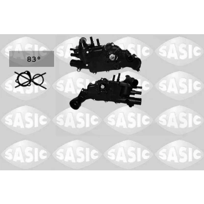 Abbildung von SASIC 3300023 Kühlwasserthermostat PEUGEOT: 307 Schrägheck, SW, 607 Limousine, CITROËN: C4 I Berlingo / First
