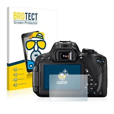 Abbildung von BROTECT Entspiegelungs Schutzfolie für Canon EOS 700D (2 Stück) Matte Displayschutz Folie, Anti Reflex, Fingerprint