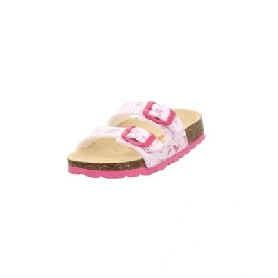 Abbildung von Superfit Mädchen Fussbettpantoffel Nicht Zutreffend, Weiß Pink 1050, 40 EU Weit