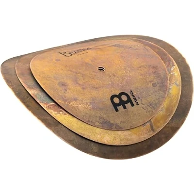 Abbildung von Meinl Cymbals Byzance Smack Stack 10/12/14 Zoll (Video) Schlagzeug Becken (35,56cm) B20 Bronze, Naturbelassenes Finish (B024VSM)