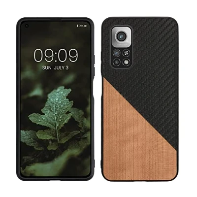 Abbildung von kwmobile Hülle kompatibel mit Xiaomi Mi 10T / Pro Handyhülle Handy Schutzhülle Smartphone Cover Hellbraun