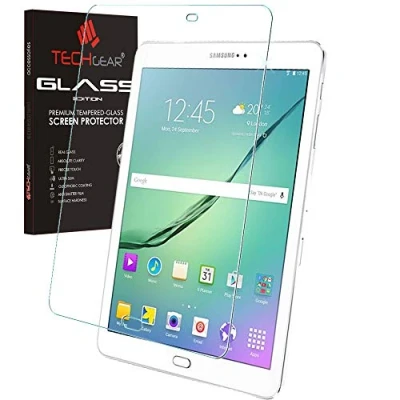 Abbildung von TECHGEAR Matt Schutzfolie kompatibel mit Samsung Galaxy Tab S2 9,7 (SM T810 Serie) MATTE Blendschutz Auflage, Original gehärtetes Glas Displayschutzfolie