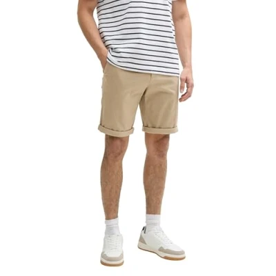 Abbildung von TOM TAILOR Cargo Shorts mit Taschen, beige Triangle Print, 30