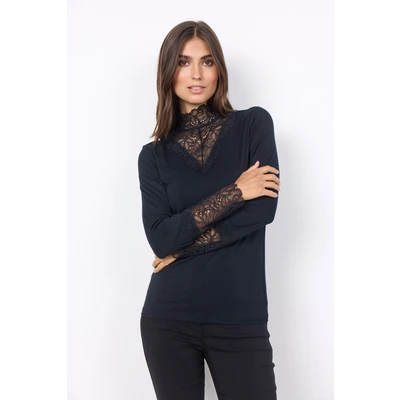 Abbildung von Soyaconcept Scmarica 20 Langarmshirt, Damen, Größe: XS, Black