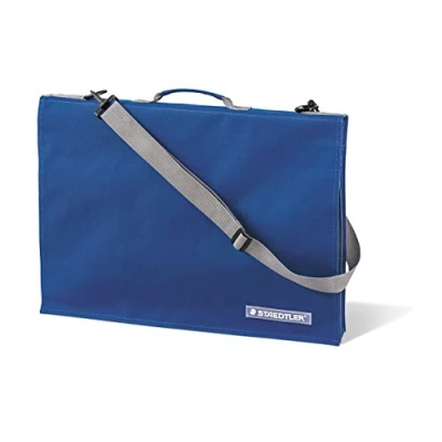 Abbildung von STAEDTLER LR 661 13 Zeichenplattentasche (mit Griff, DIN A3, wasserabweisend, strapazierfähiges Nylon, verstellbarer Schultergurt, integrierte Handytasche)