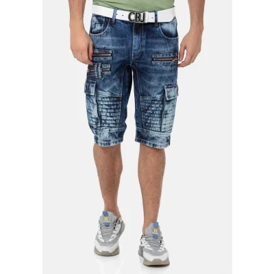 Abbildung von Cipo &amp; Baxx Jeans Shorts, Herren, Größe: 30, Blauw