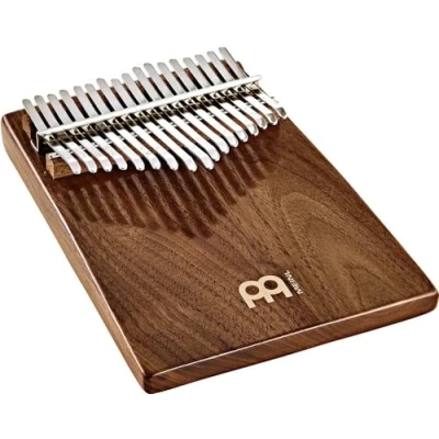 Abbildung von Sonic Energy Massivkörper Kalimba C Dur, 17 Töne Schwarzes Walnussholz Für Meditation, Yoga, Percussion Inkl. Zubehör (KL1701S)