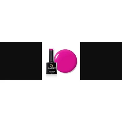 Abbildung von BLUESKY Gel Polish, Purple Berry, A114, 10ml, auflösbarer Nagellack, Lila, Rosa (Aushärtung unter UV /LED Lampe erforderlich) er Pack(x)
