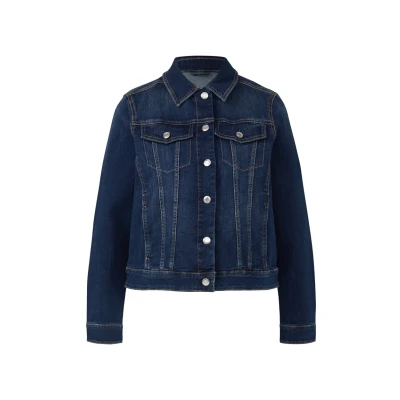 Abbildung von s.Oliver Elastische Jeansjacke, Damen, Größe: 34, Blau