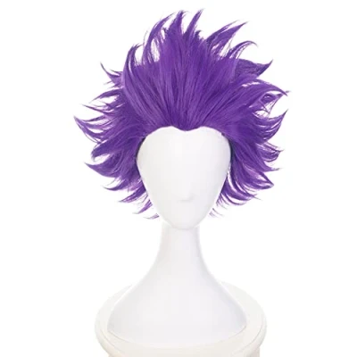 Abbildung von HIROAKIYA Hitoshi Shinsou Wig, MHA My Hero Academia Cosplay Wig with Cap