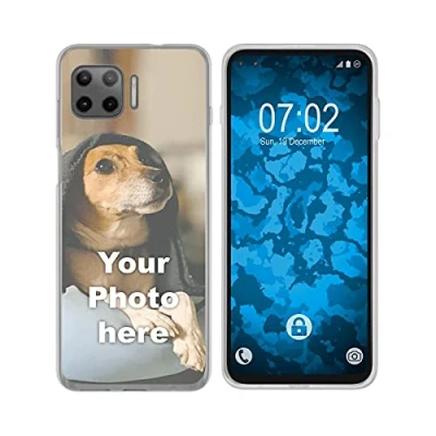Abbildung von PhoneNatic Case kompatibel mit Moto G 5G Plus Personalisierte Handyhülle Clear zum selbst gestalten eigenem Foto