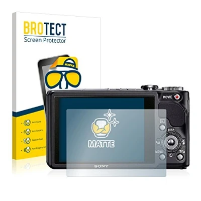 Abbildung von BROTECT Entspiegelungs Schutzfolie für Sony Cyber Shot DSC HX9V (2 Stück) Matte Displayschutz Folie, Anti Reflex, Fingerprint