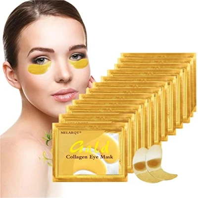 Abbildung von 30 Paar Augenpads, Eye Mask, 24k Gold Kollagen Augenmaske, Collagen Augenringe, Feuchtigkeit spendende, Anti Aging, entfernen Taschen, dunkle Kreise &amp; Puffiness