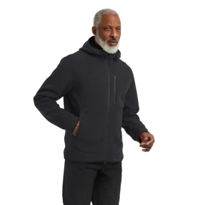 Abbildung von Jack Wolfskin LAKE Ridge Hooded Fleecejacke, Herren, Größe: Large, Black