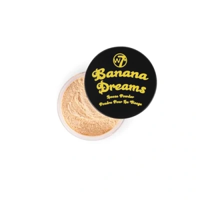 Abbildung von W7 Banana Dreams loses Fixierpuder Leichter gelber Puder mit Blurr Effekt für alle Hauttöne