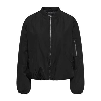 Abbildung von ONLY Onladel LIFE Bomberjacke, Damen, Größe: XL, Black