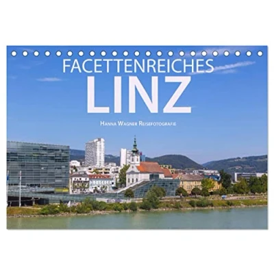 Abbildung von Facettenreiches Linz (Tischkalender 2025 DIN A5 quer), CALVENDO Monatskalender