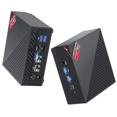 Abbildung von ACEMAGICIAN AM06 Pro Mini PC, AMD Ryzen 7 5800U (8C/16T, bis zu 4.4Ghz),32GB DDR4 512GB M.2 SSD Computer mit W11 Home 4K Triple Display Typ C Dual Ethernet WiFi 6 BT 5.2