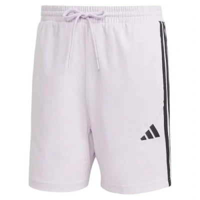 Abbildung von adidas Herren Essential Three Stripes Single Jersey Short 7IN, Pure Ruby/Black, XL