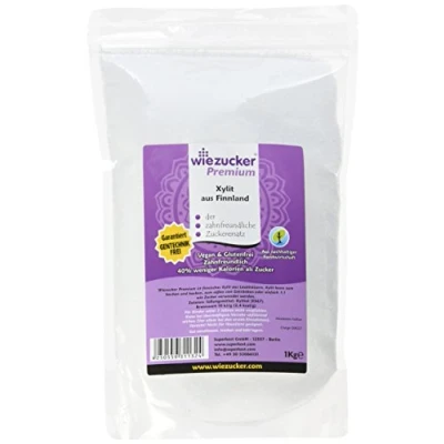 Abbildung von Wiezucker Premium Birkenzucker aus Finnland, Xylit Hergestellt Laubhölzern, 1er Pack (1 x 1 kg)
