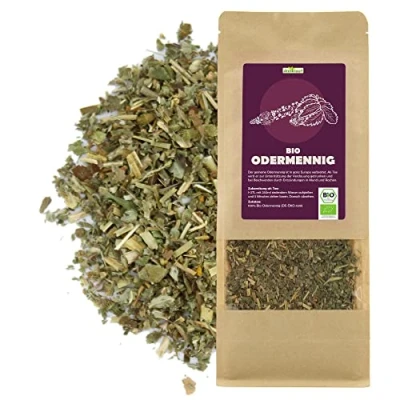 Abbildung von Bio Odermennigkraut geschnitten 200g, Odermennig Tee, 100% Wildsammlung aus Europa