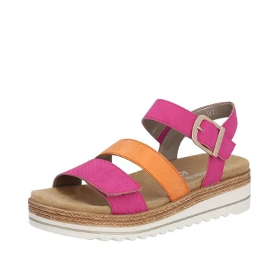 Abbildung von Remonte Plateausandalette, Damen, Größe: 40, Rosa Schuhe