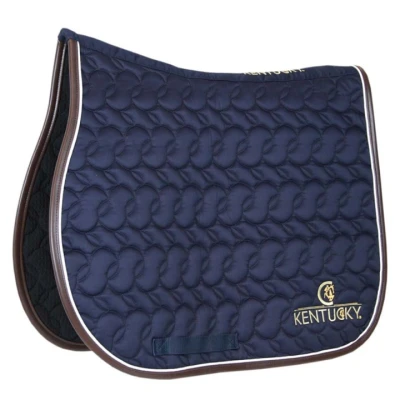 Abbildung von Kentucky Schabracke Navy/White/Brown Warmblut