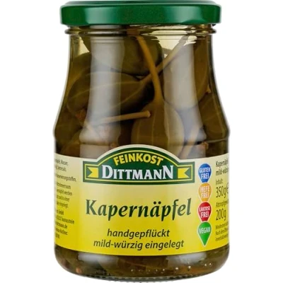 Abbildung von Feinkost Dittmann Kapernäpfel eingelegt 350g/200g