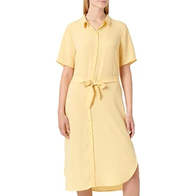 Abbildung von JdY Damen Jdyrachel S/S Above Calf Dress Wvn Noos Kleid, Straw, 38 EU