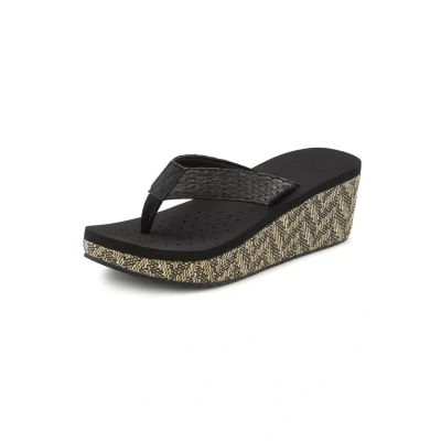 Abbildung von Venice Beach Zehentrenner, Damen, Größe: 40, Schwarz Schuhe