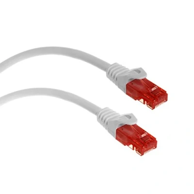 Abbildung von Maclean MCTV 303 W Ethernet Kabel Netzwerkkabel Patchkabel 2X RJ45 UTP cat6 Netzwerk LAN 10 Gigabit/s (3m, Weiß)